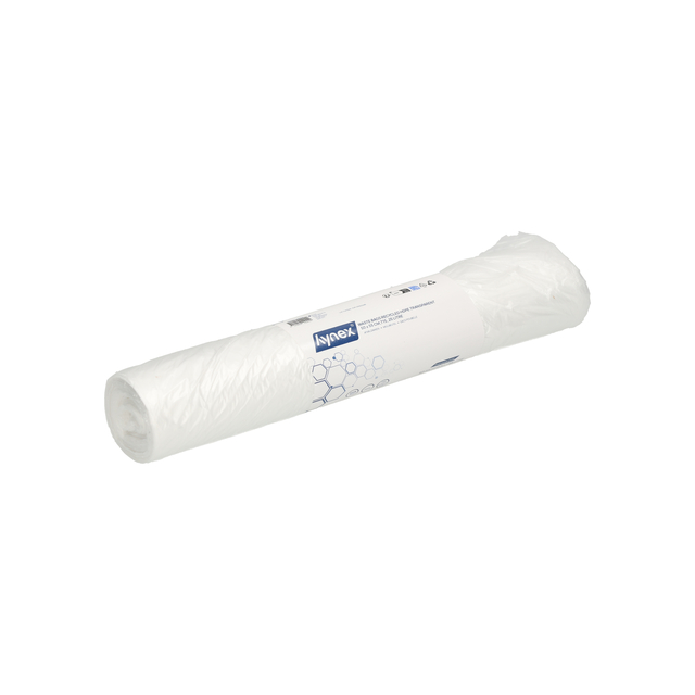 Afvalzak Hynex 50x55cm HDPE recycled T15 25L transparant rol à 50 stuks — Foto 2 van 2