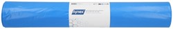 Afvalzak Hynex 80x110cm LDPE recycled T60 130L blauw rol à 20 stuks
