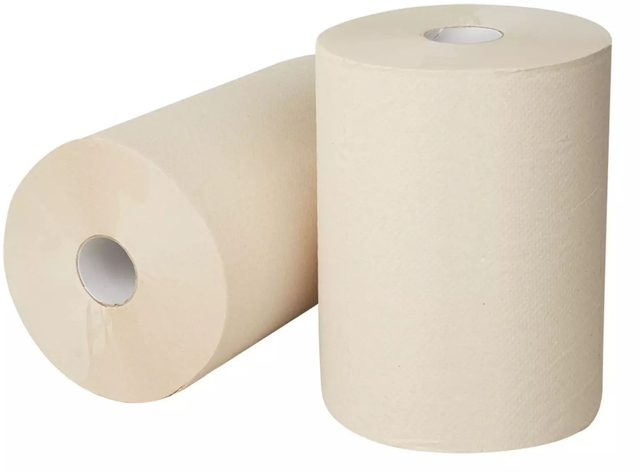 Handdoekrol E-Tissue Q14 Matic XL klein 2-laags 130m naturel 127315 — Foto 2 van 2