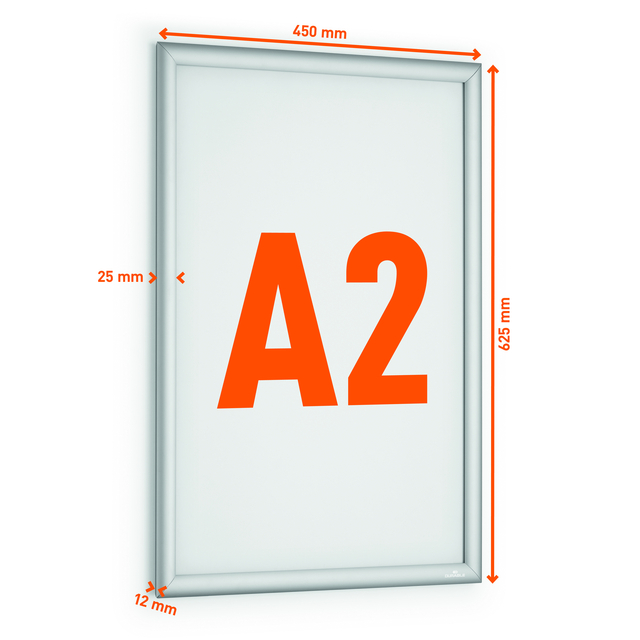 Kliklijst Durable aluminium A2 outdoor — Foto 2 van 2