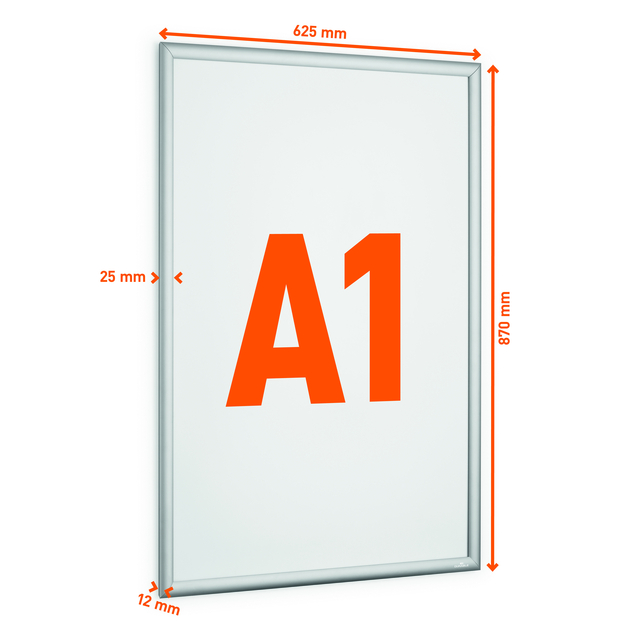 Kliklijst Durable aluminium A1 outdoor — Foto 2 van 2
