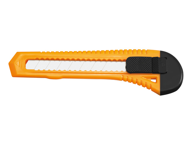 Snijmes Westcott Office 18mm met schuifsluiting oranje