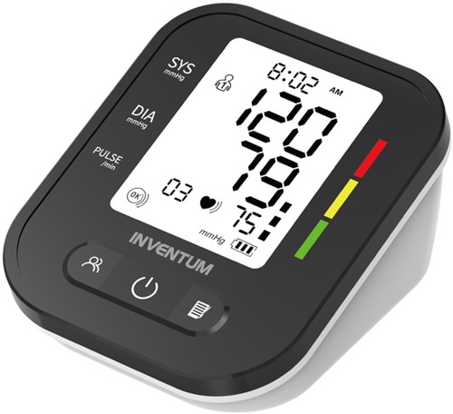 Bloeddrukmeter Inventum bovenarm 22-42cm zwart/wit