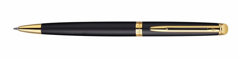 Balpen Waterman Hémisphère matt black GT medium afbeelding
