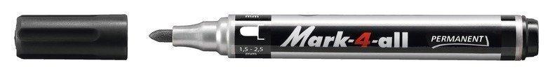 Viltstift STABILO Mark-4-All 651/46 1.5-2.5mm zwart afbeelding