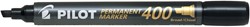 Permanent marker PILOT 400 schuin breed zwart