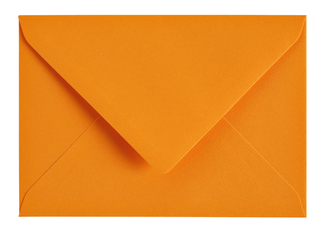 Envelop Papicolor C6 114x162mm oranje pak à 6 stuks — Foto 2 van 2