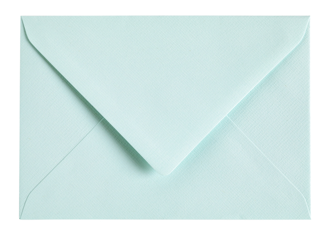 Envelop Papicolor C6 114x162mm zeegroen pak à 6 stuks — Foto 2 van 2