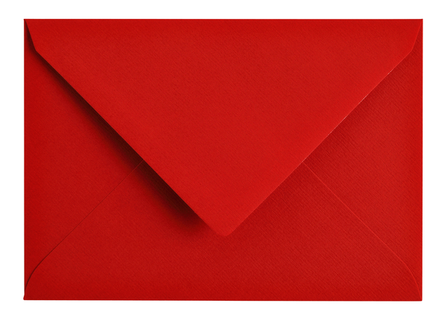 Envelop Papicolor C6 114x162mm rood pak à 6 stuks — Foto 2 van 2
