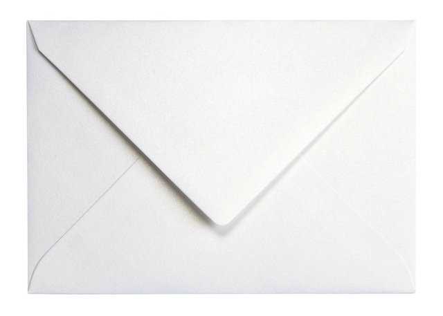 Envelop Papicolor C6 114x162mm metallic parelwit pak à 6 stuks — Foto 2 van 2