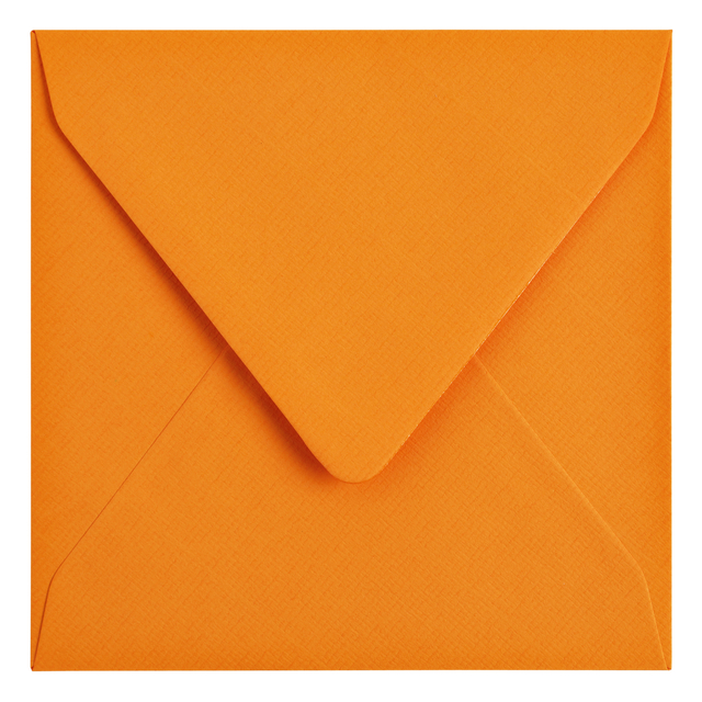 Envelop Papicolor 140x140mm oranje pak à 6 stuks — Foto 2 van 2