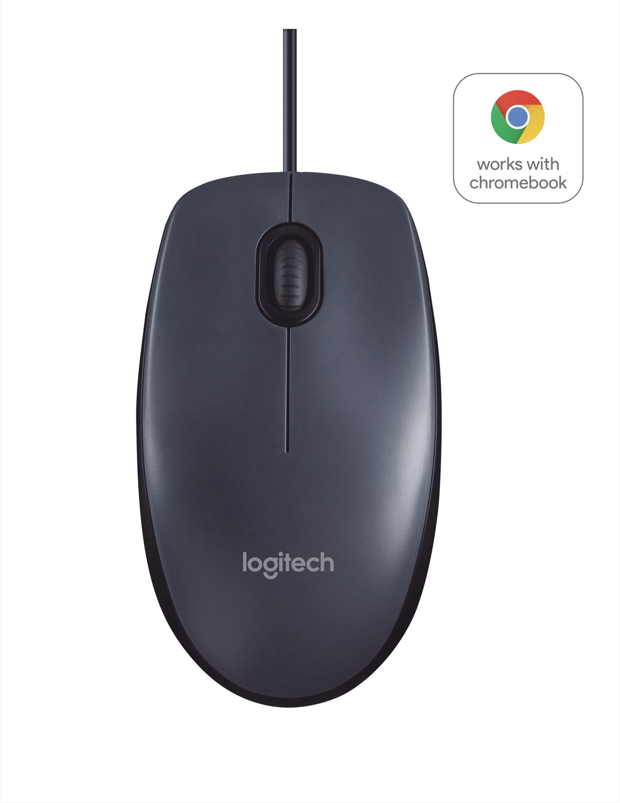 Logitech B100 muis Kantoor Ambidextrous USB Type-A Optisch 800 DPI afbeelding