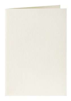 Correspondentiekaart Papicolor dubbel 105x148mm anjerwit pak à 6 stuks