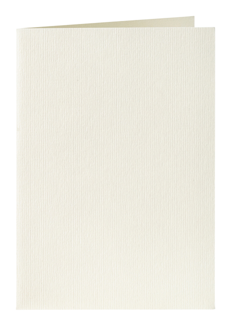 Correspondentiekaart Papicolor dubbel 105x148mm anjerwit pak à 6 stuks afbeelding