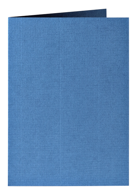 Correspondentiekaart Papicolor dubbel 105x148mm donkerblauw pak à 6 stuks afbeelding