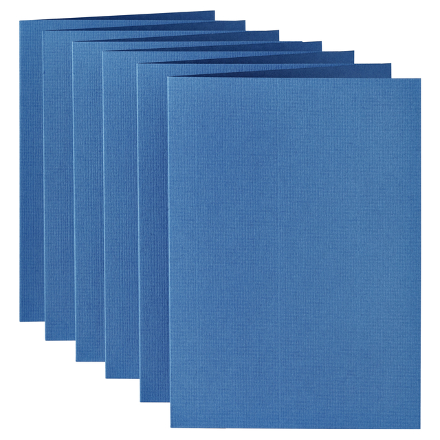 Correspondentiekaart Papicolor dubbel 105x148mm donkerblauw pak à 6 stuks — Foto 2 van 2