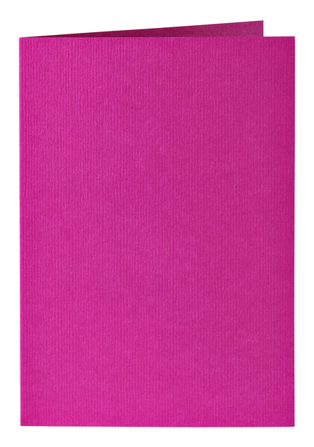 Correspondentiekaart Papicolor dubbel 105x148mm felroze pak à 6 stuks afbeelding