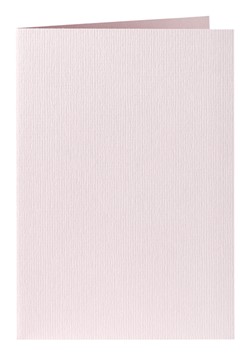 Correspondentiekaart Papicolor dubbel 105x148mm lichtroze pak à 6 stuks