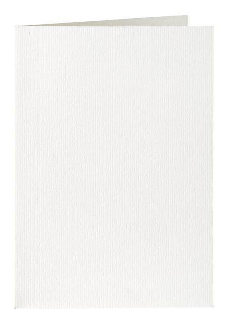 Correspondentiekaart Papicolor dubbel 105x148mm hagelwit pak à 6 stuks afbeelding