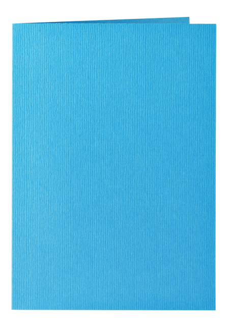 Correspondentiekaart Papicolor dubbel 105x148mm hemelsblauw pak à 6 stuks afbeelding