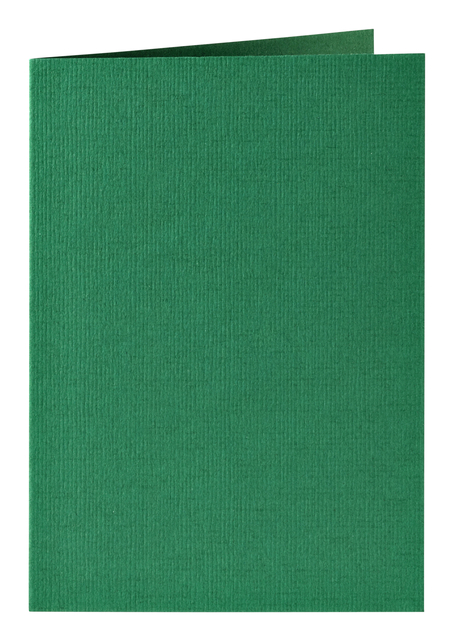 Correspondentiekaart Papicolor dubbel 105x148mm dennengroen pak à 6 stuks afbeelding