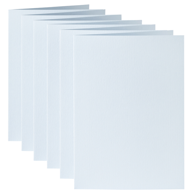 Correspondentiekaart Papicolor dubbel 105x148mm babyblauw pak à 6 stuks — Foto 2 van 2