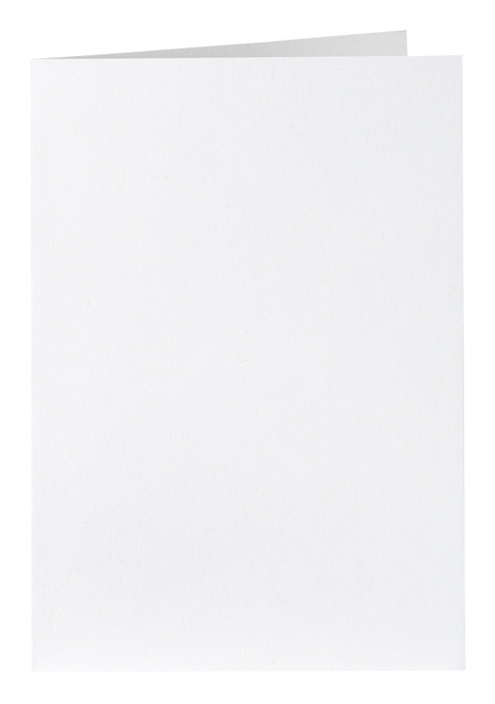 Correspondentiekaart Papicolor dubbel 105x148mm kraft wit pak à 6 stuks afbeelding
