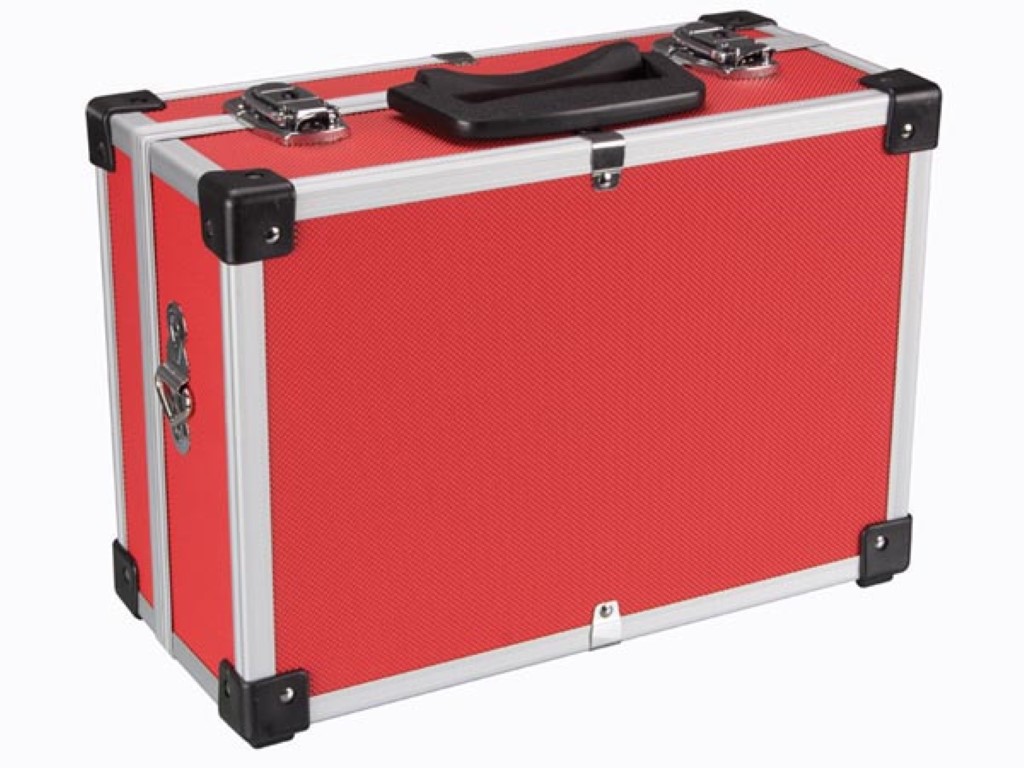 ALUMINIUM GEREEDSCHAPSKOFFER - 320 x 230 x 155 mm - 11,4 L - ROOD afbeelding