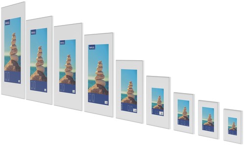 Fotolijst MAUL design 40x60cm aluminium frame zilver-2
