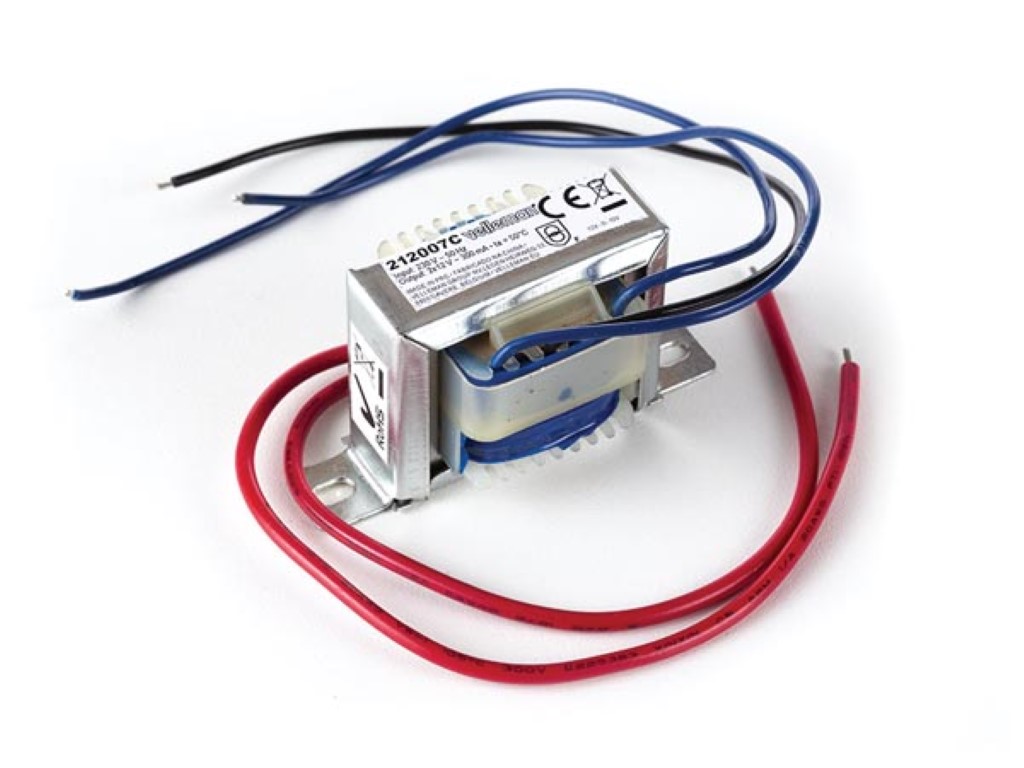 OPEN-CHASSIS TRANSFORMATOR 7.2 VA 2 x 12 V~ 300 mA max. afbeelding