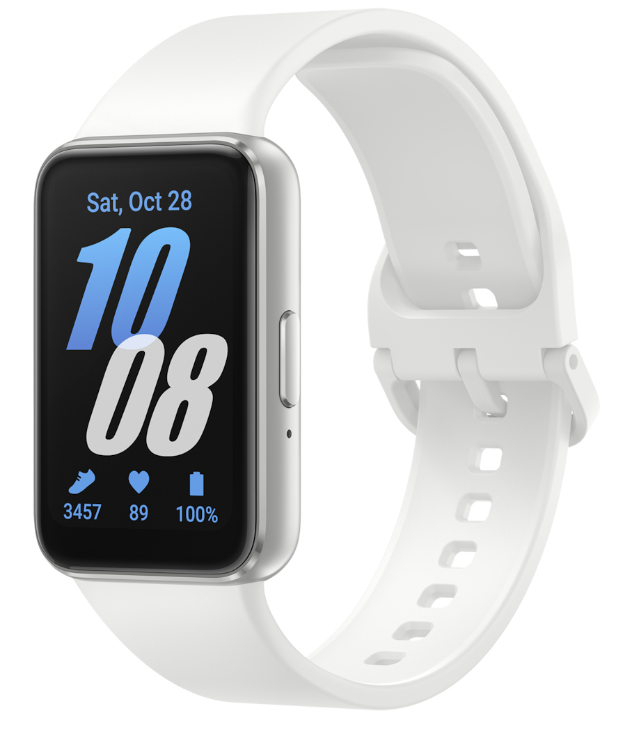 Samsung Galaxy Fit3 4,06 cm (1.6") AMOLED 40 mm Digitaal 256 x 402 Pixels Touchscreen Zilver afbeelding