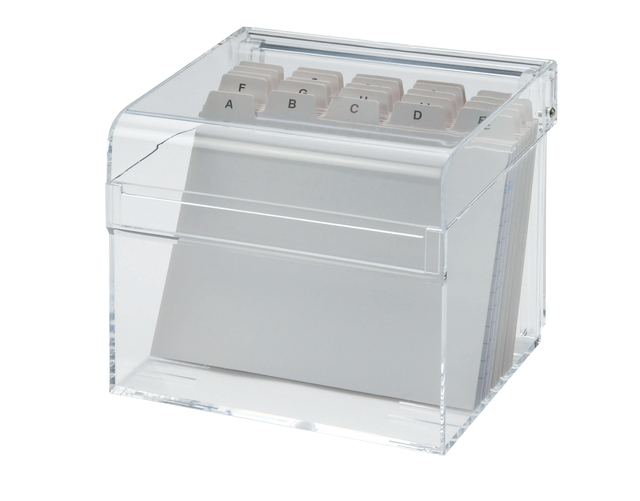 Kaartenbak Maul met index DIN A6 acryl afbeelding