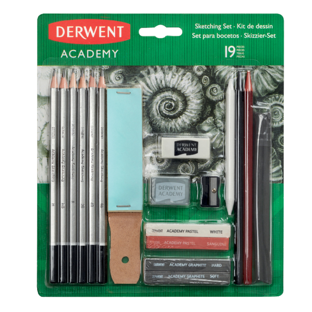 Grafietschetsset Derwent Academy 19-delig afbeelding