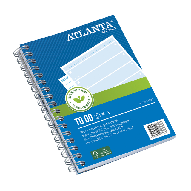 Little Things to do Djois Atlanta recycled 145x110mm 100 vel blauw afbeelding