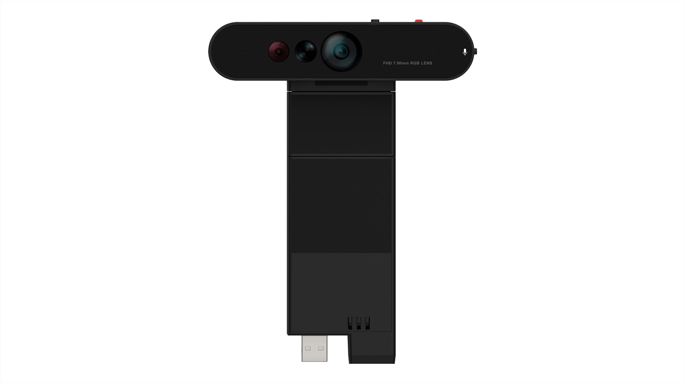 Lenovo ThinkVision MC60 webcam 1920 x 1080 Pixels USB 2.0 Zwart afbeelding