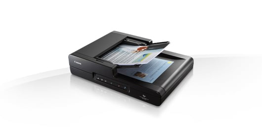 Canon imageFORMULA DR-F120 Flatbed-/ADF-scanner 600 x 600 DPI A4 Zwart afbeelding