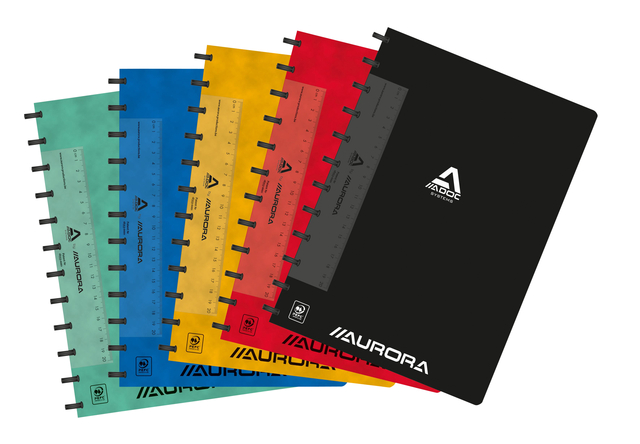 Schrift Adoc Classic A4 ruit 5x5mm 144 pagina&apos;s 90gr assorti afbeelding