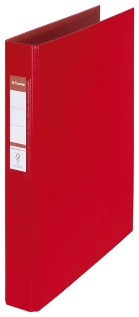 Ringband Esselte VIVIDA A4 2-rings O-mechaniek 25mm PP rood afbeelding