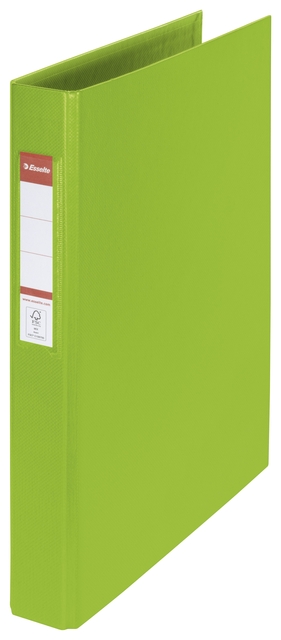 Ringband Esselte VIVIDA A4 2-rings O-mechaniek 25mm PP groen afbeelding