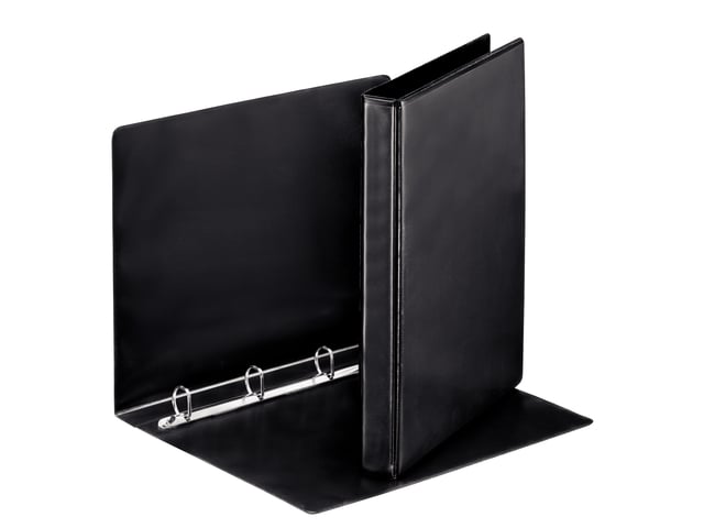 Presentatieringband Esselte Essentials panorama A4 4-rings D-mechaniek 20mm zwart afbeelding
