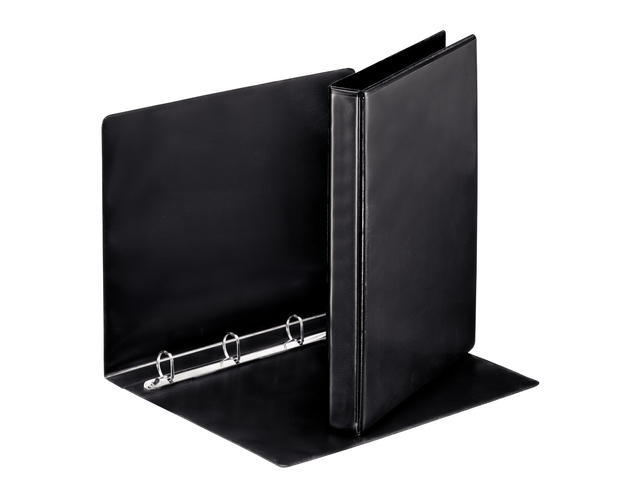 Presentatieringband Esselte Essentials panorama A4 4-rings D-mechaniek 30mm zwart afbeelding