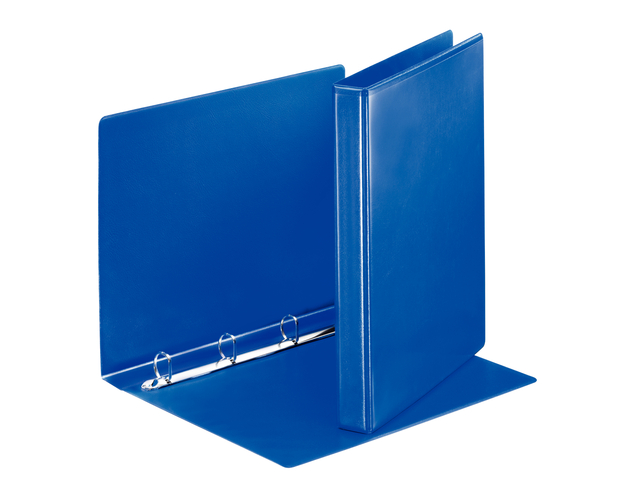 Presentatieringband Esselte Essentials panorama A4 4-rings D-mechaniek 20mm blauw afbeelding