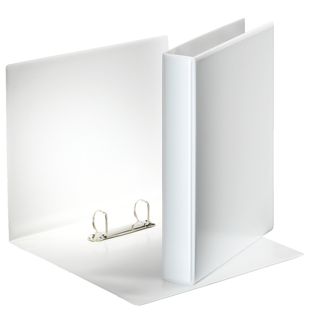 Presentatieringband Esselte Essentials panorama A4 2-rings D-mechaniek 30mm wit afbeelding