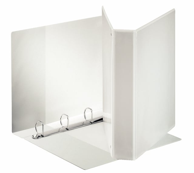 Presentatieringband Esselte standaard panorama A4 4-rings maxi D-mechaniek 40mm wit afbeelding