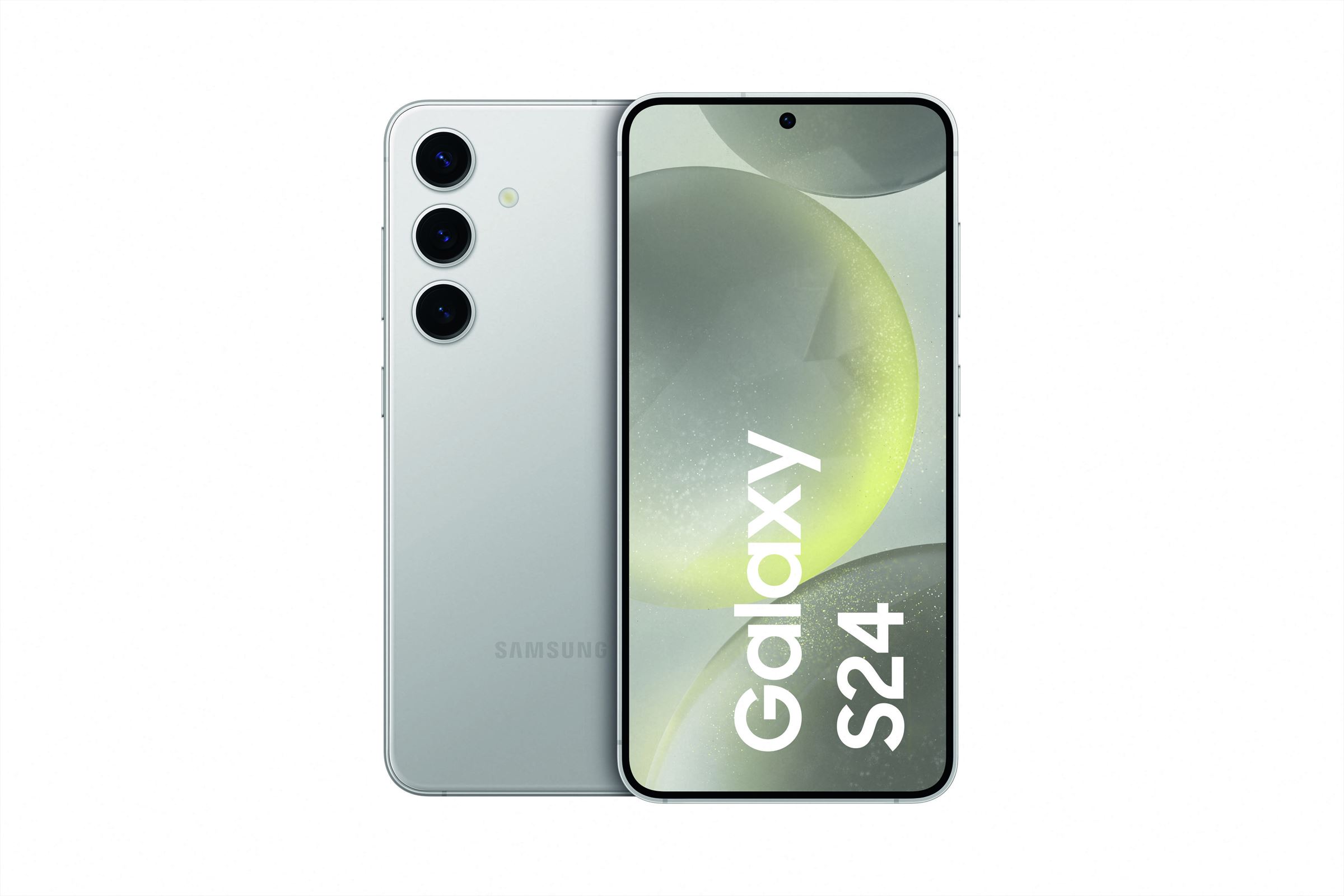 Samsung Galaxy S24 15,8 cm (6.2") Dual SIM Android 14 5G USB Type-C 8 GB 128 GB 4000 mAh Grijs, Marmerkleur afbeelding