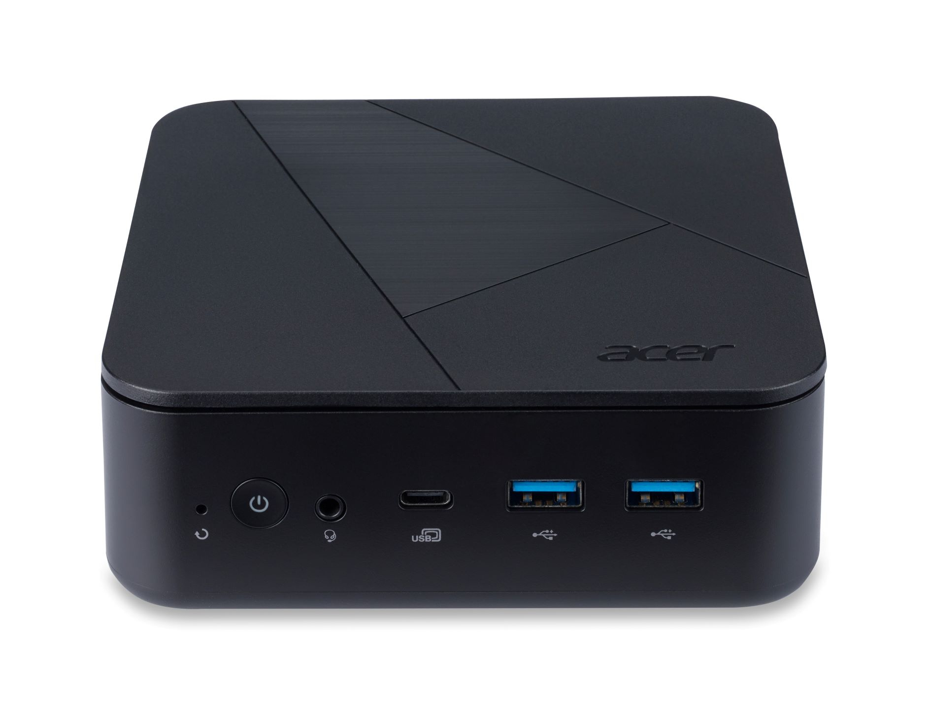 Acer Veriton VN1502G-U1H7U Intel Core Ultra 7 155H 0 GB DDR4-SDRAM SSD Mini PC Zwart afbeelding