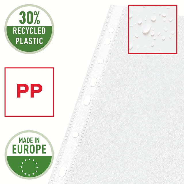 Showtas Esselte standaard 0,07mm PP A4 100 stuks — Foto 2 van 2