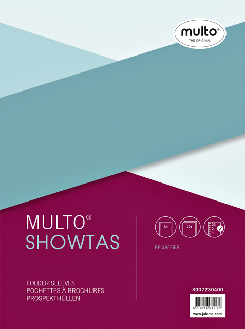 Showtas Multo 23-gaats PP 0.08mm nerf 10 stuks afbeelding