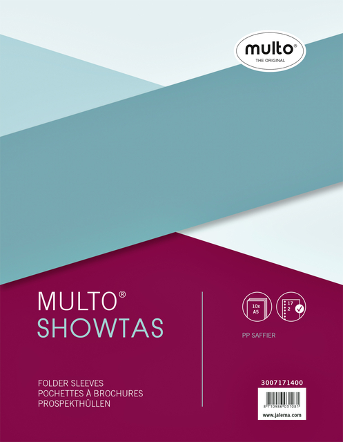 Showtas Multo 17-gaats PP 0.08mm nerf 10 stuks afbeelding