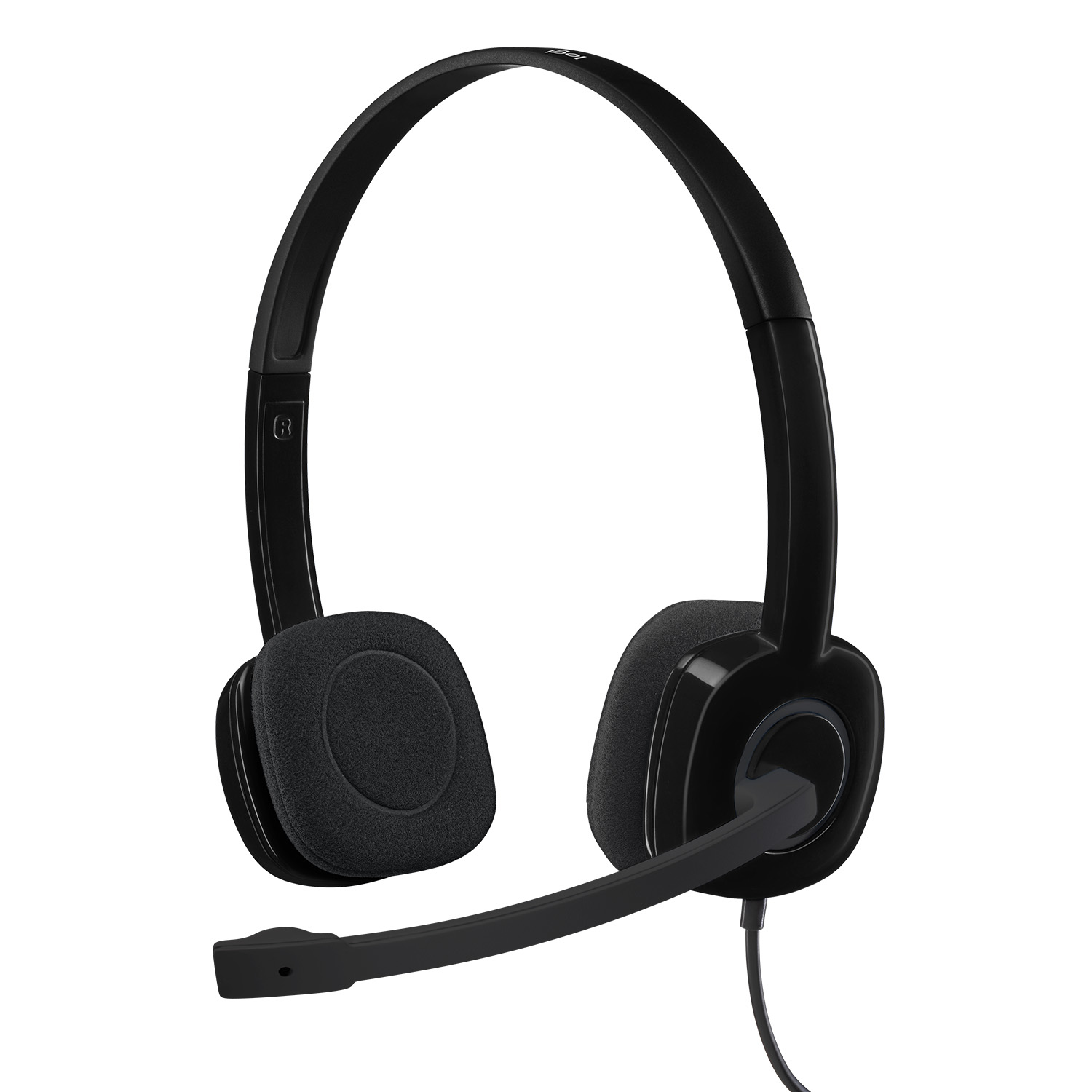 Logitech H151 Stereo Headset voor meerdere apparaten met bediening op de draad afbeelding